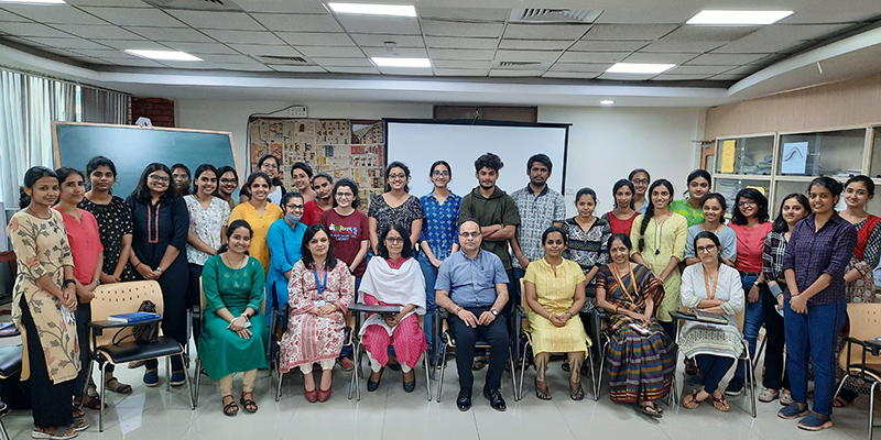 Visit to Manipal Academy of Higher Education. Dr. Joshi had an interactive session with M.Sc. Data Sciences students