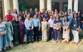 Dr. Ashish Joshi and FHTS team with students and faculty of Department of Anthropology, University of Delhi. A seminar was conducted on Nutrition Informatics by Dr. Joshi.