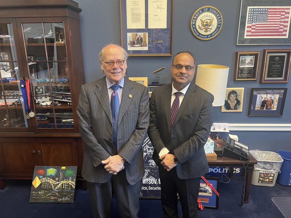 Dr. Ashish Joshi's visit to Capitol Hill, March 20, 2024