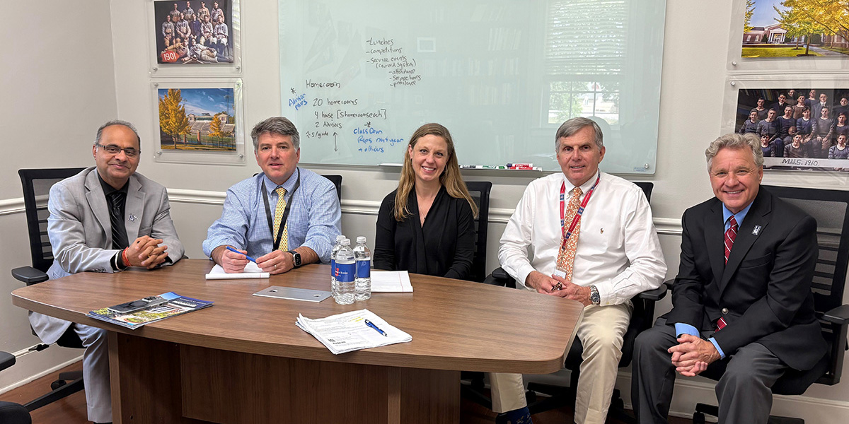 Dr. Joshi Meets with Memphis University School Leadership to Explore Potential Collaboration